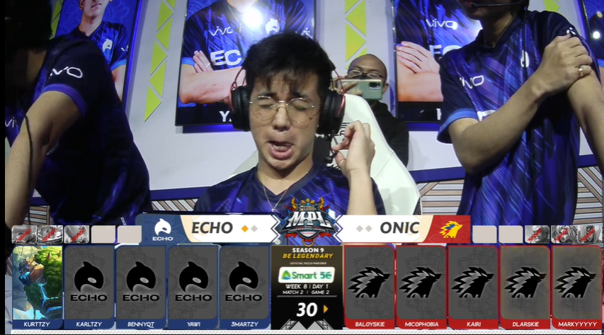 ONIC Strong, ONIC Through it All. Against the Feared Super Team, ONIC PH Take Down ECHO in Dominating Reverse sweep